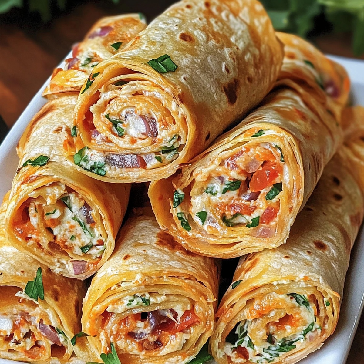 Mexican Tortilla Roll Ups Recipe