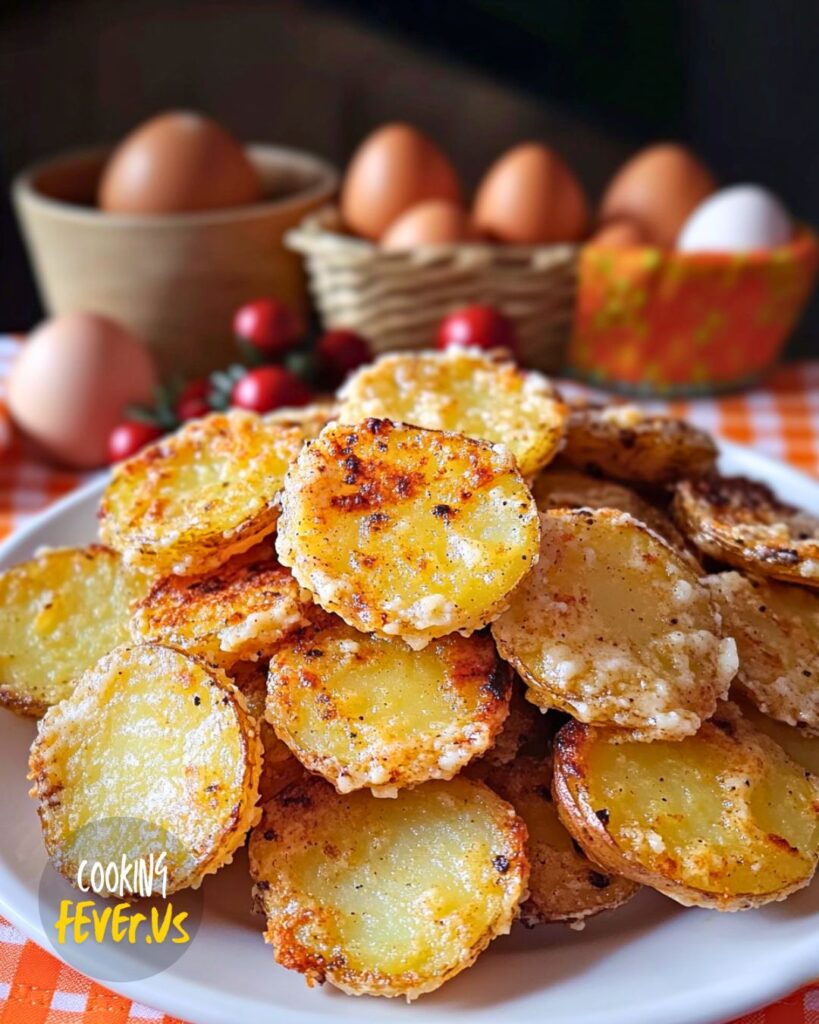 Mini Baked Parmesan Potato Rounds Recipe