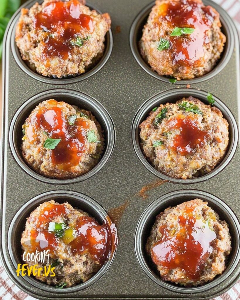 Preparing Mini Meatloaf Muffins