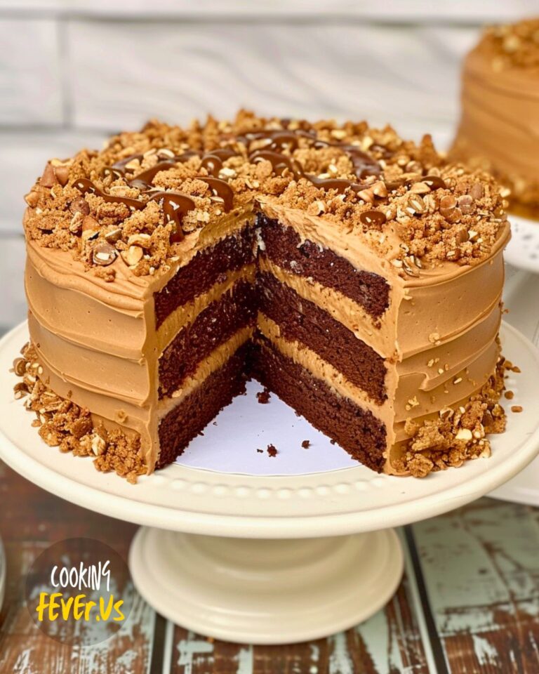 Mocha Toffee Crunch Cake