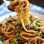 Mongolian Ground Beef Noodles Recipe