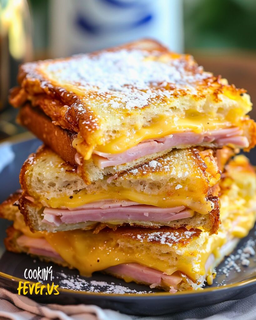 Making Monte Cristo Sandwich