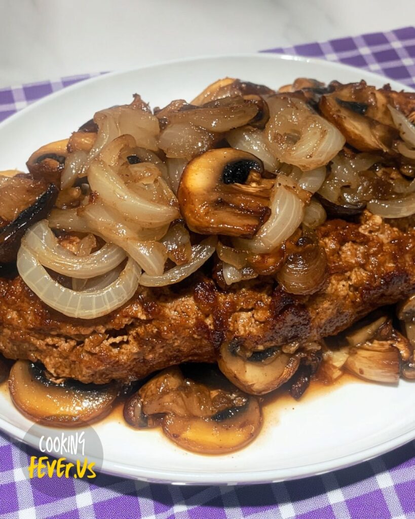 Mushroom And Onion Meatloaf recipe