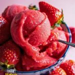 Ninja Creami Strawberry Sorbet Recipe