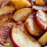 No-Sugar Baked Apple Slices Making