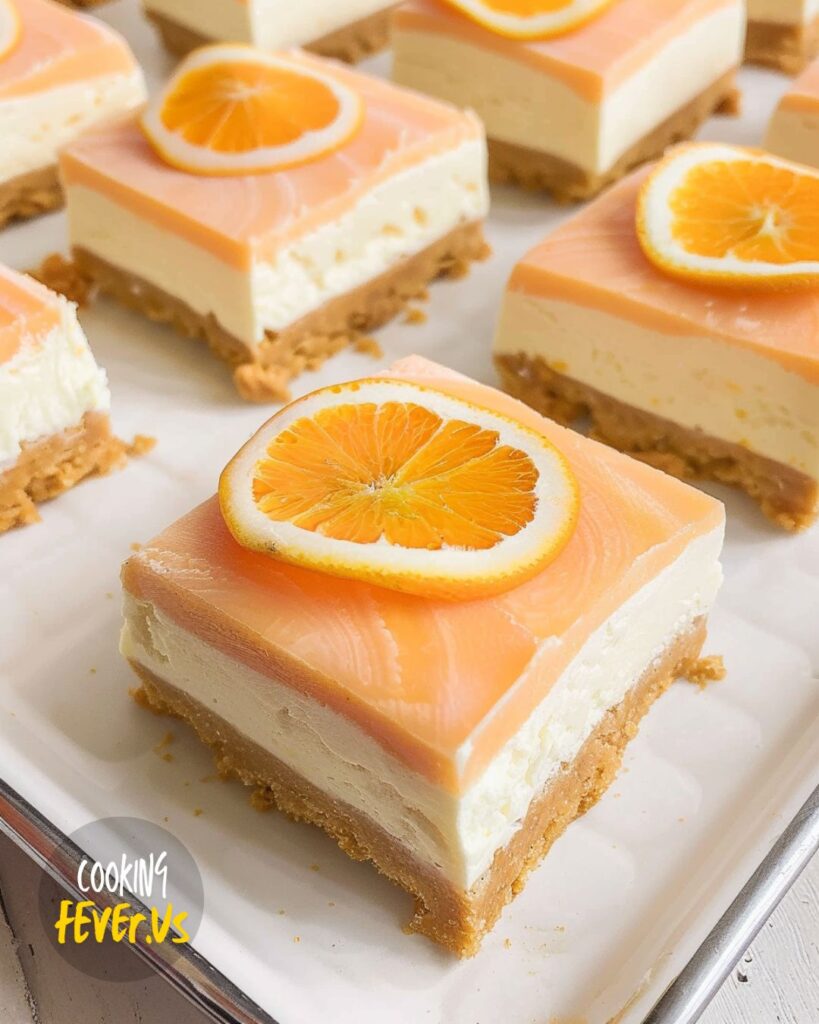 Orange Creamsicle Dream Bars Recipe