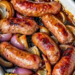 Oven Baked Brats With Roasted Onions Recipe