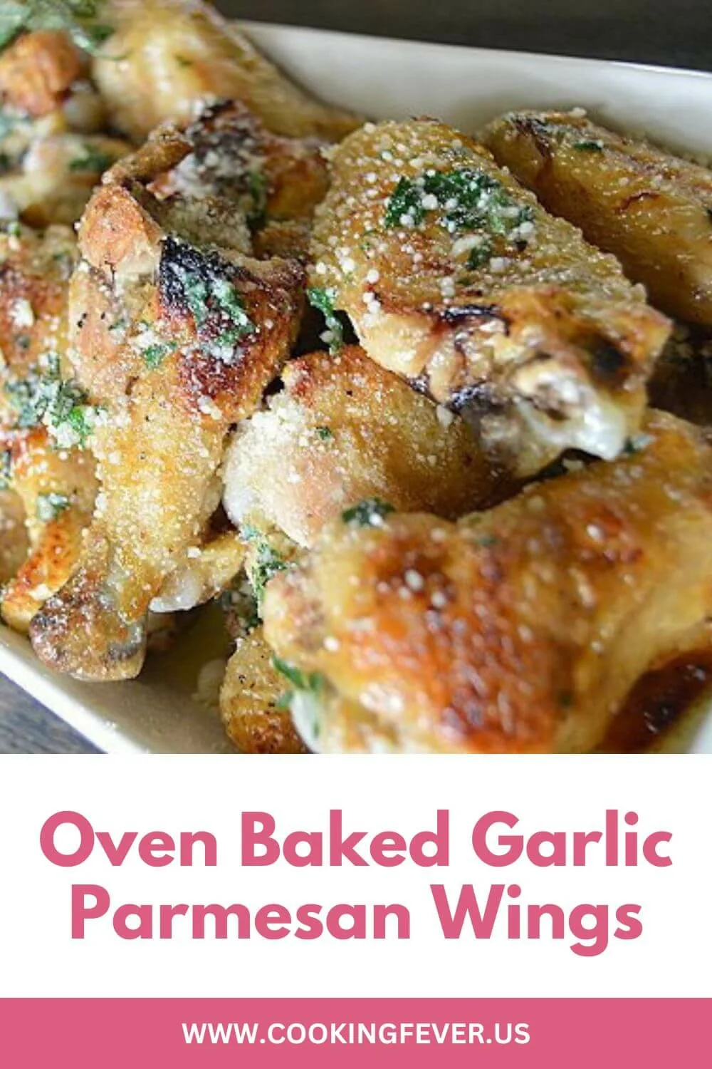 Oven Baked Garlic Parmesan Wings