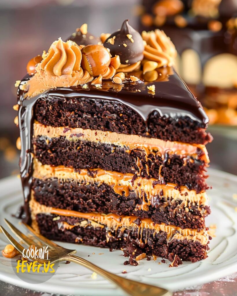 Peanut Butter Chocolate Layer Cake Recipe