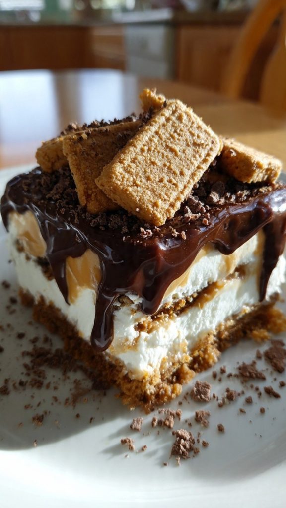 Peanut Butter Cookie Lasagna