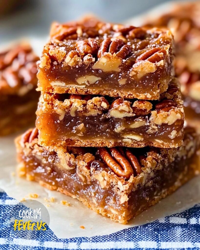 Making Pecan Praline Bars