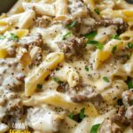 Philly Cheesesteak Pasta Recipe