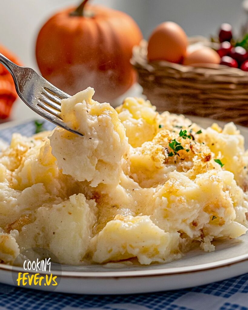 Making the Potatoes Romanoff