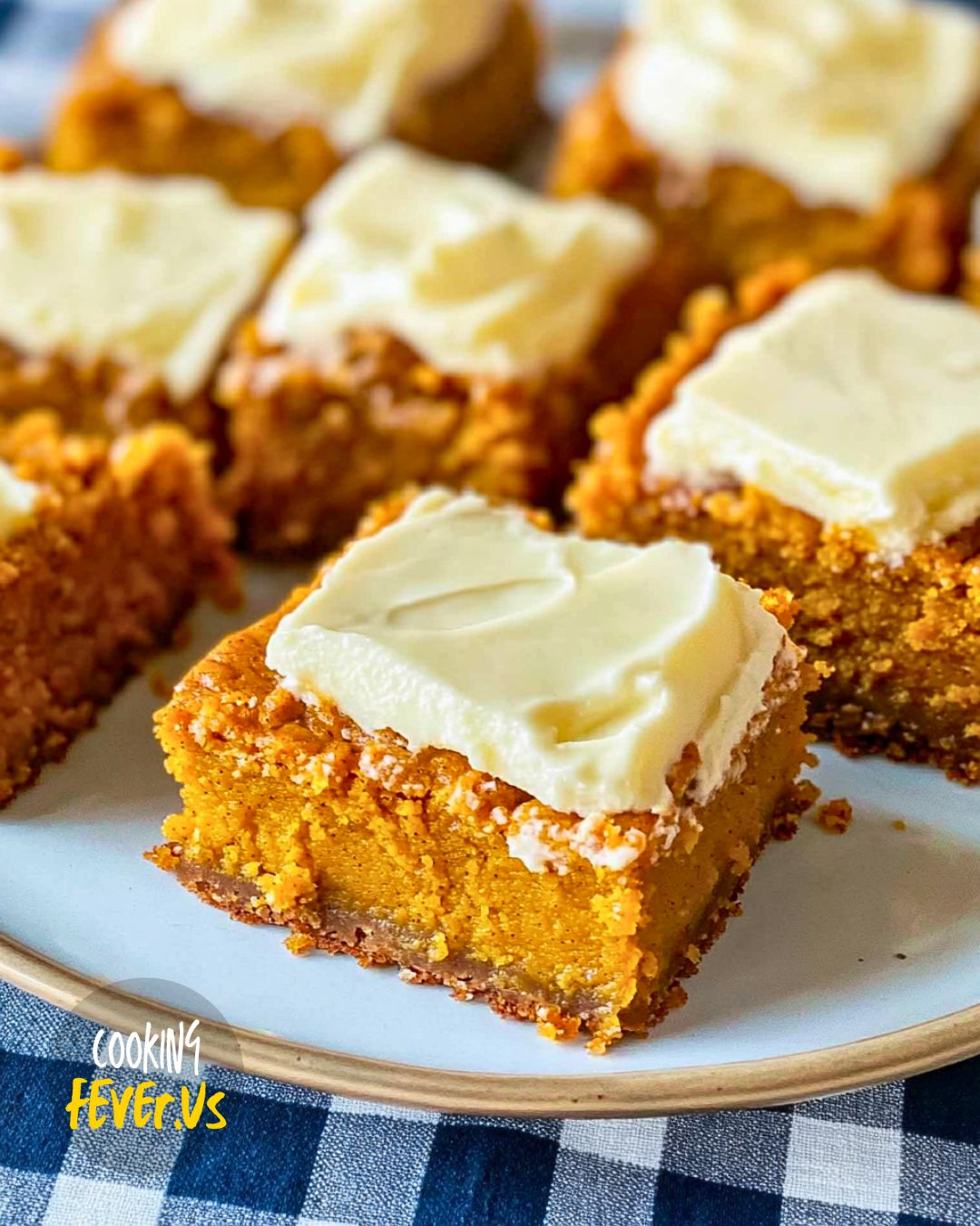 Pumpkin Bars with Cream Cheese Frosting Recipe