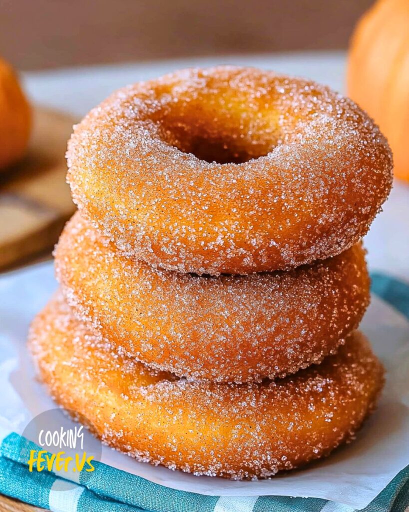 Pumpkin Cinnamon Sugar Donuts Recipe