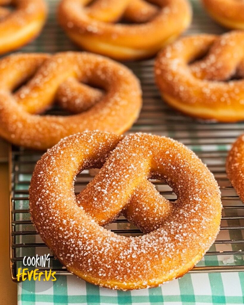 Making Pumpkin Cinnamon Sugar Soft Pretzels