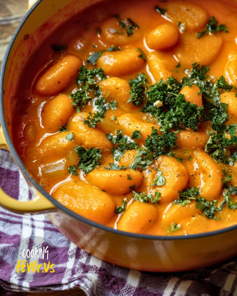 the making of Pumpkin Gnocchi