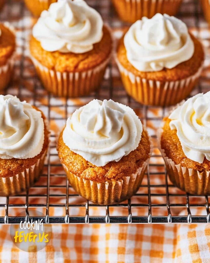 Making Pumpkin Pie Cupcakes