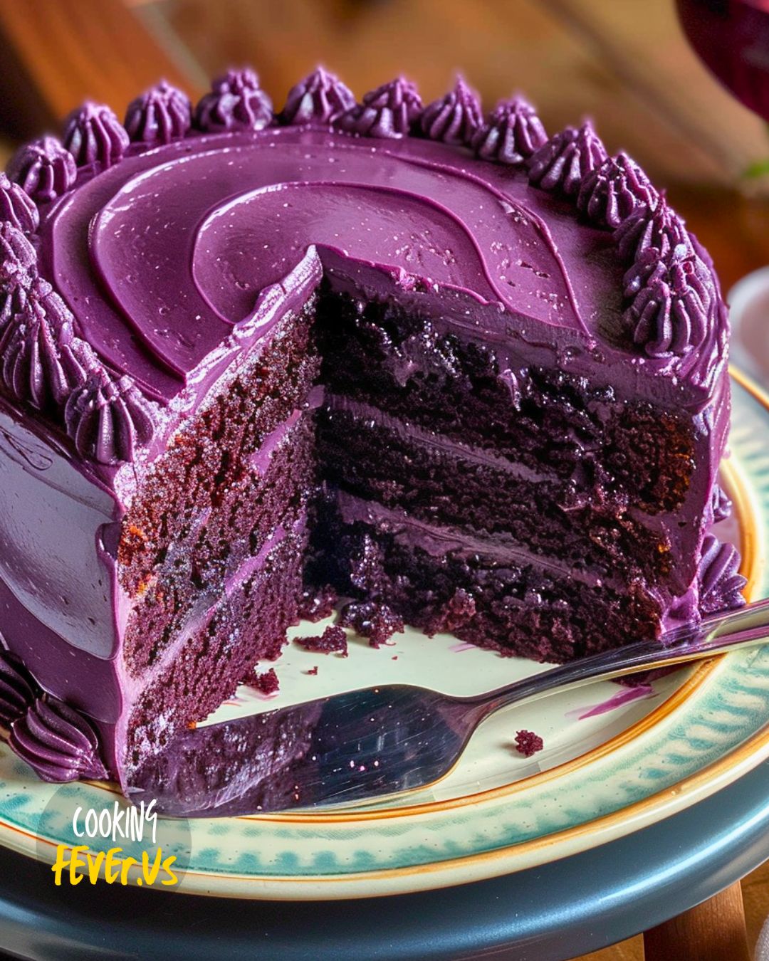 Purple Velvet Cake Recipe