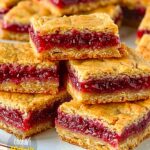 Raspberry Filled Cookie Bars Recipe