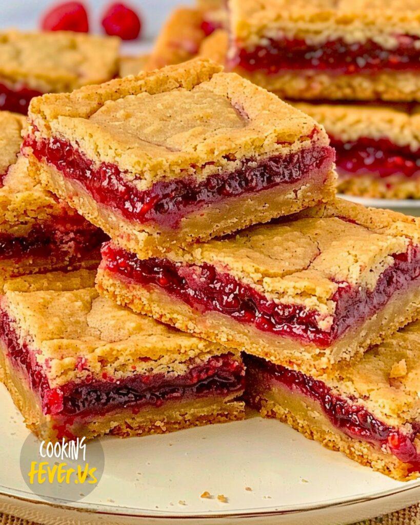 Raspberry Filled Cookie Bars (2)