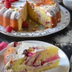 Rhubarb Sour Cream Cake
