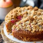 Rhubarb Streusel Coffee Cake