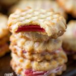 Rhubarb Wafer Cookies