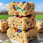 Rice Krispie Treats with M&Ms Recipe