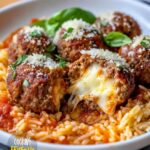 Risoni Mozzarella Meatballs Recipe