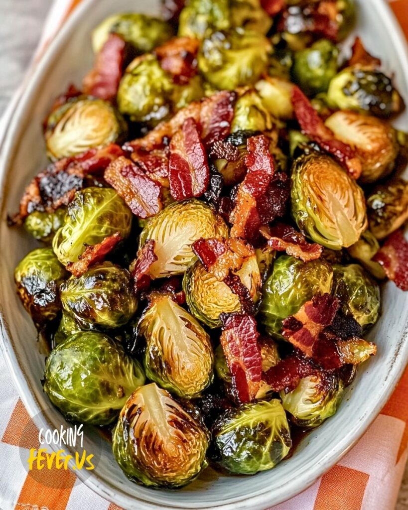 How to make Roasted Brussels Sprouts with Bacon