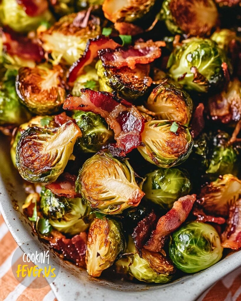 Roasted Brussels Sprouts with Bacon Recipe