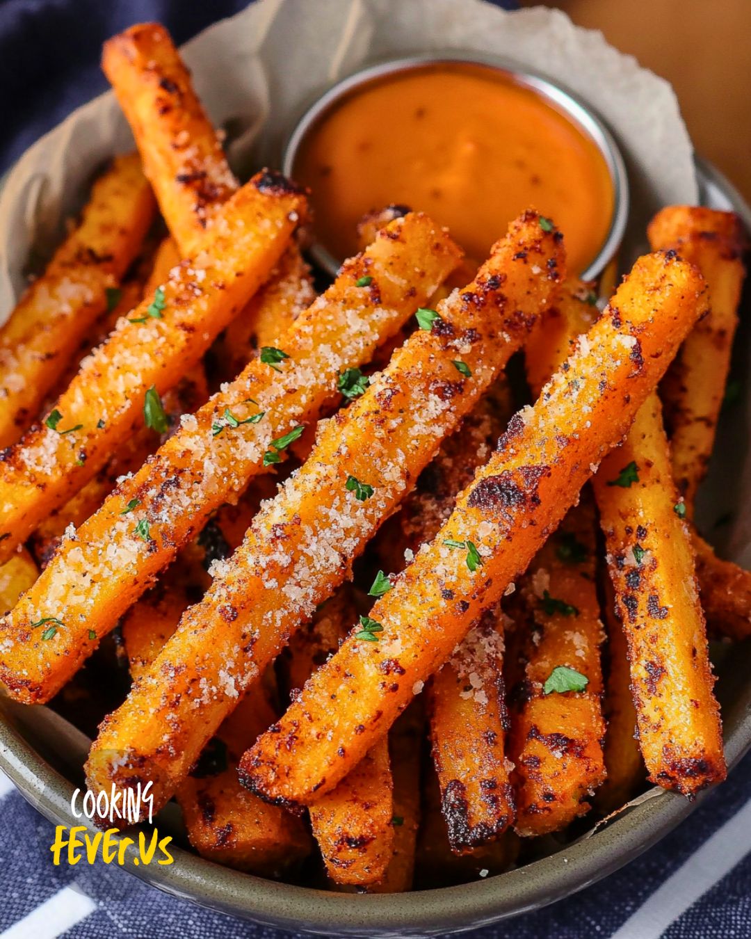 Roasted Parmesan Carrot Sticks Recipe