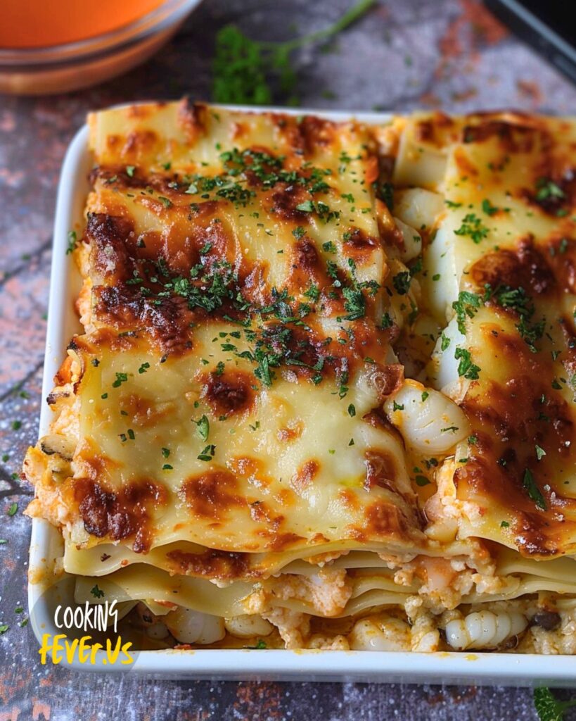 Seafood Lasagna Casserole