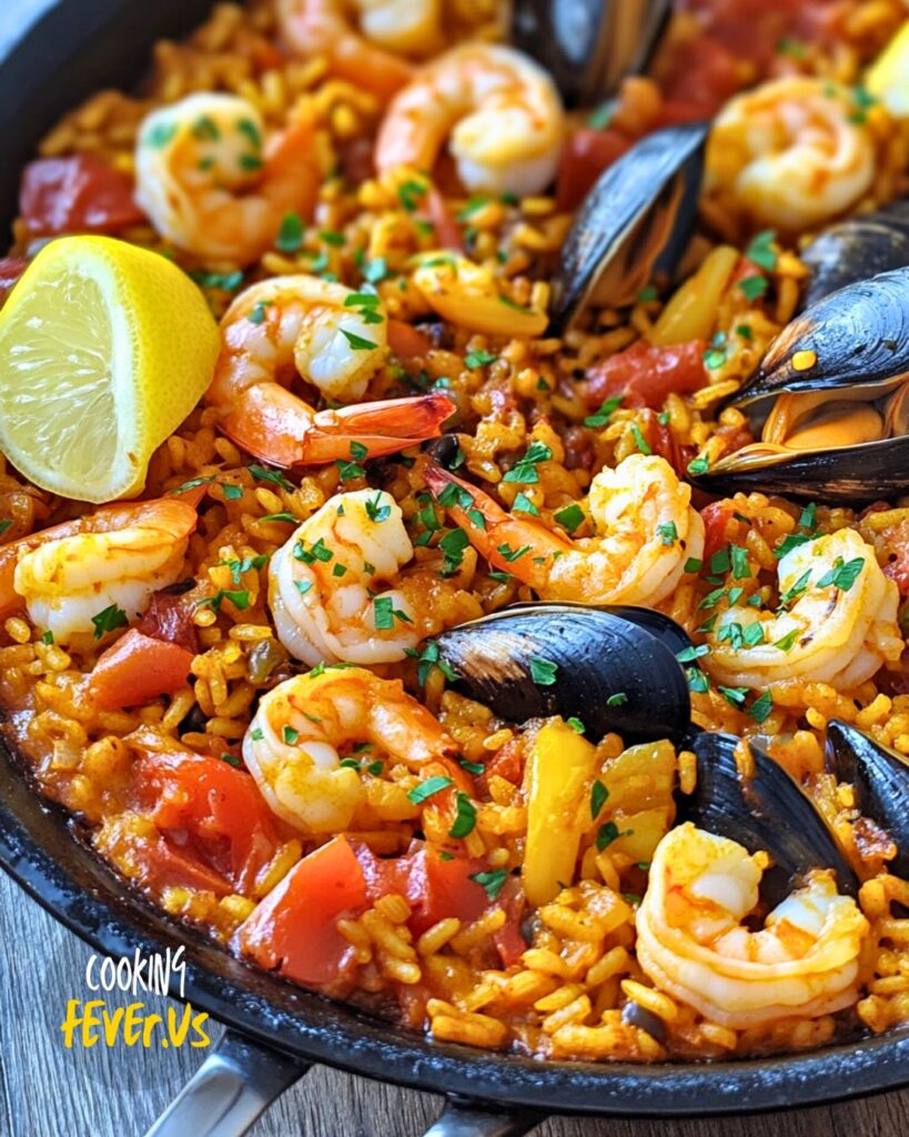 Seafood Paella Skillet