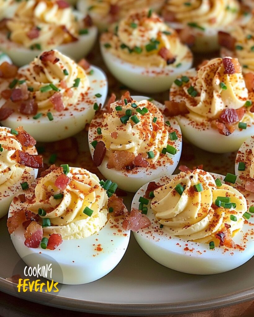 Making Smoked Deviled Eggs