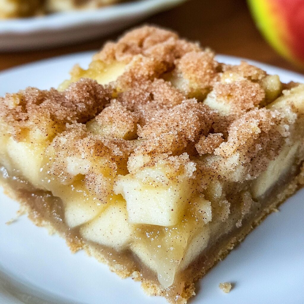 Snickerdoodle Apple Pie Bars