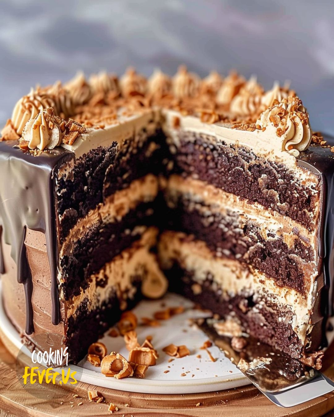 Snickers Cake Rcipe