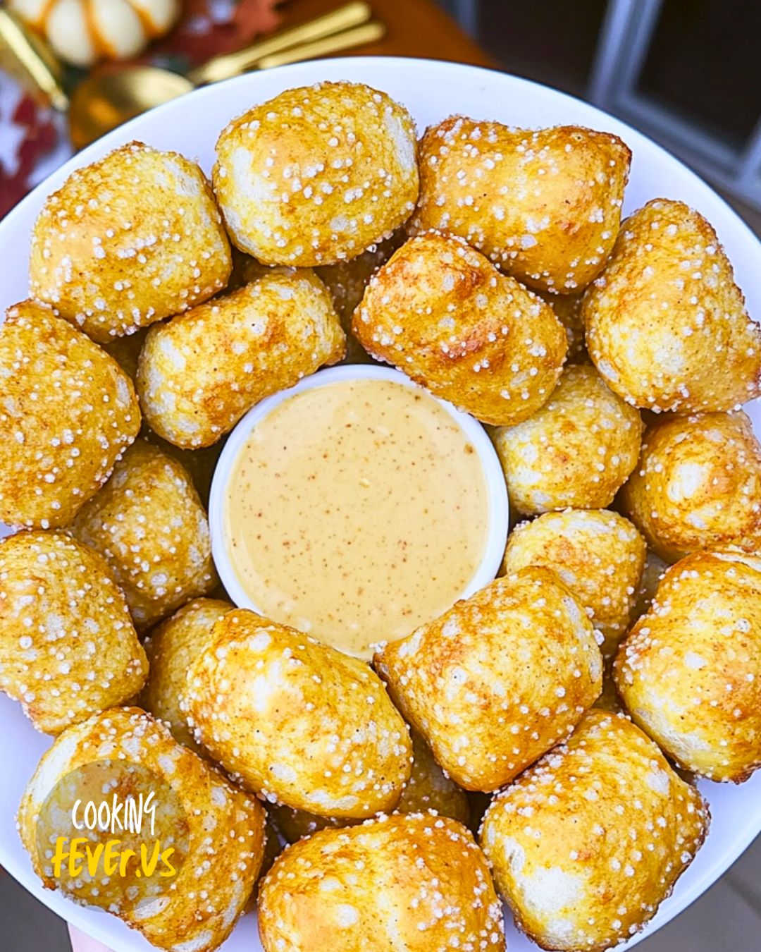 Soft Pretzel Bites With Vegan Cheese Sauce Recipe