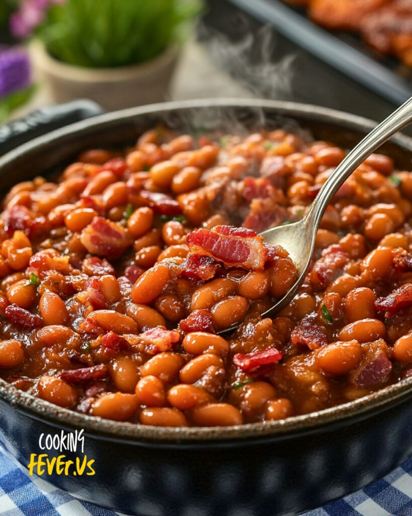 Making Southern-Style Baked Beans with Bacon