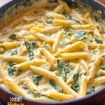 Spinach Artichoke Penne Pasta Recipe