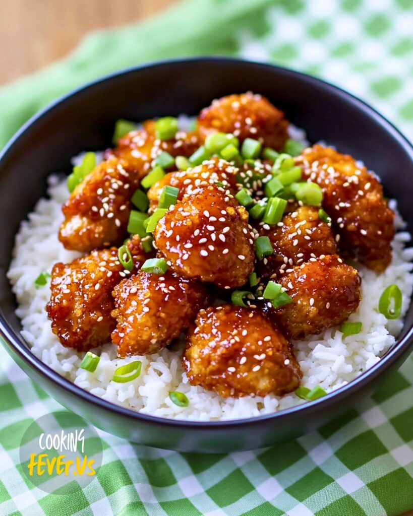 Preparing Sticky Chicken Rice Bowls