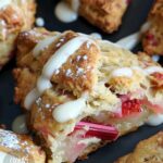 Strawberry Rhubarb Scones