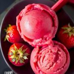 Strawberry and Rhubarb Sorbet