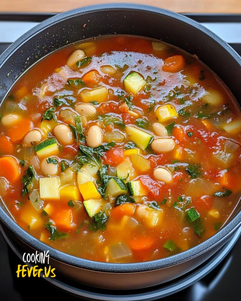 Summer Vegetable Minestrone Soup Recipe