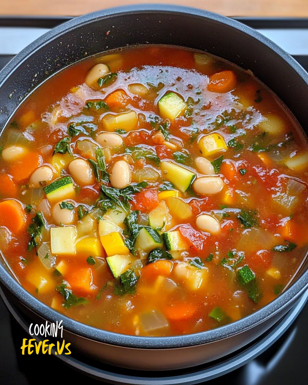 Summer Vegetable Minestrone Soup Recipe