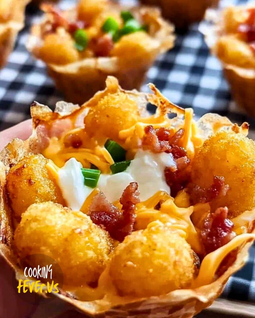 Tater Tot Appetizer Cups Recipe