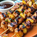 Teriyaki Chicken and Pineapple Skewers Recipe