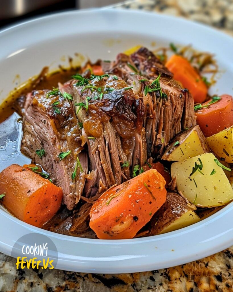 Serving To Die for Crock Pot Roast