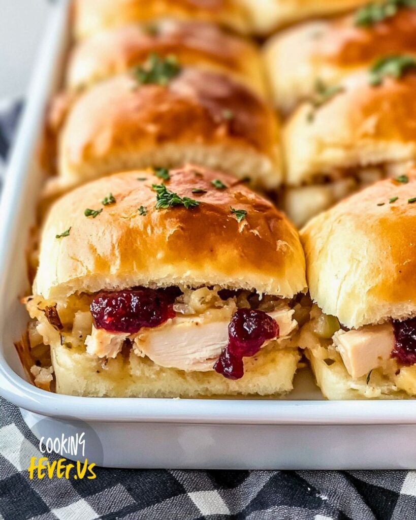 How to make Turkey & Stuffing Sliders